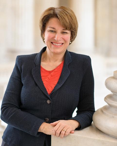 Amy Klobuchar — Democratic U.S. Senator from Minnesota (official headshot)