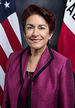 Anna M. Caballero — Democratic State Senator for California District 14 (official headshot)