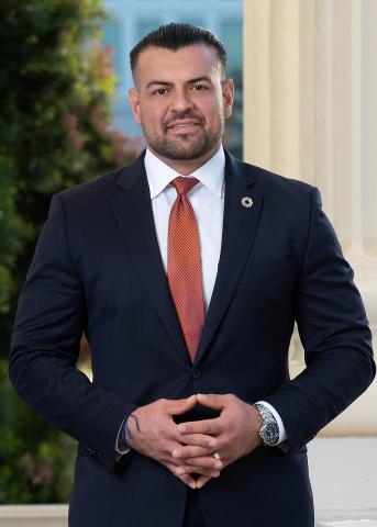 Avelino Valencia — Democratic State Assemblymember for California District 68 (official headshot)