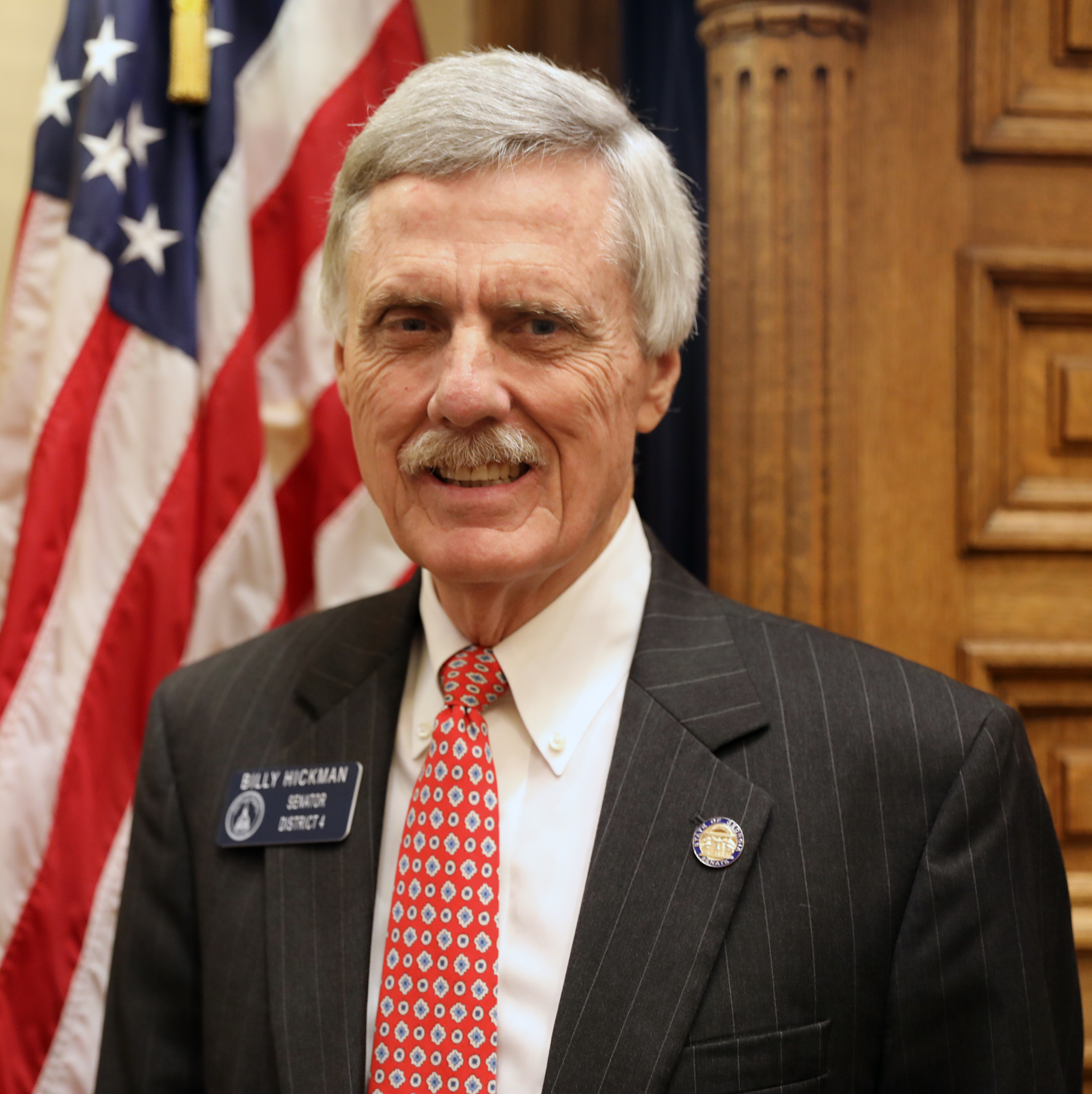 Billy Hickman — Republican State Senator for Georgia District 4 (official headshot) Billy Hickman — Republican State Senator for Georgia District 4 (official headshot)