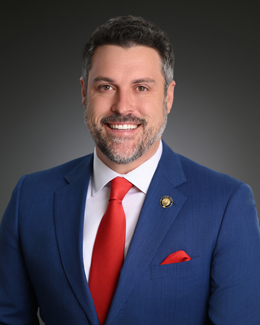 Blake Miguez — Republican State Senator for Louisiana District 22 (official headshot) Blake Miguez — Republican State Senator for Louisiana District 22 (official headshot)