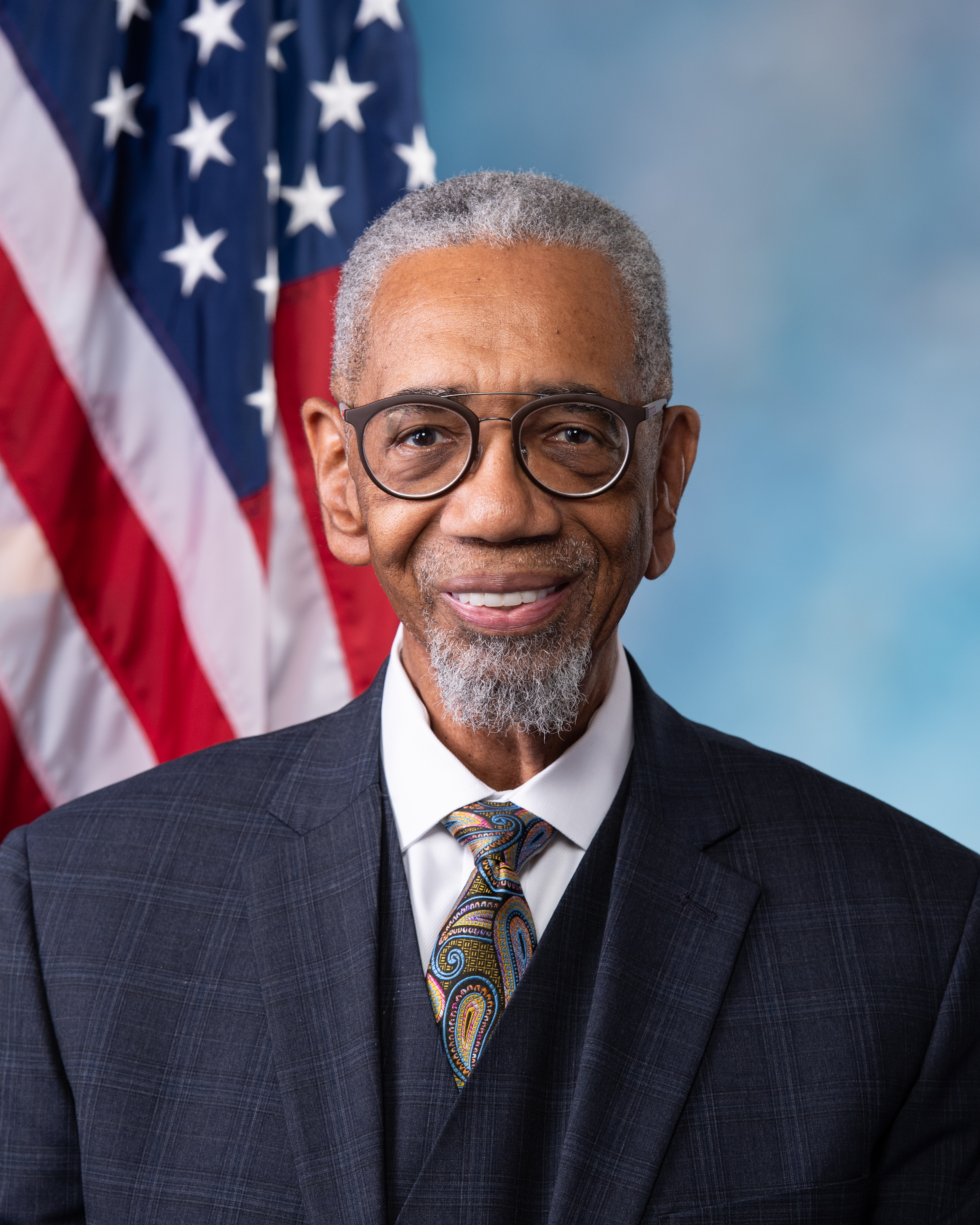 Bobby L. Rush — Democratic U.S. Representative for Illinois's 1st Congressional District (official headshot)