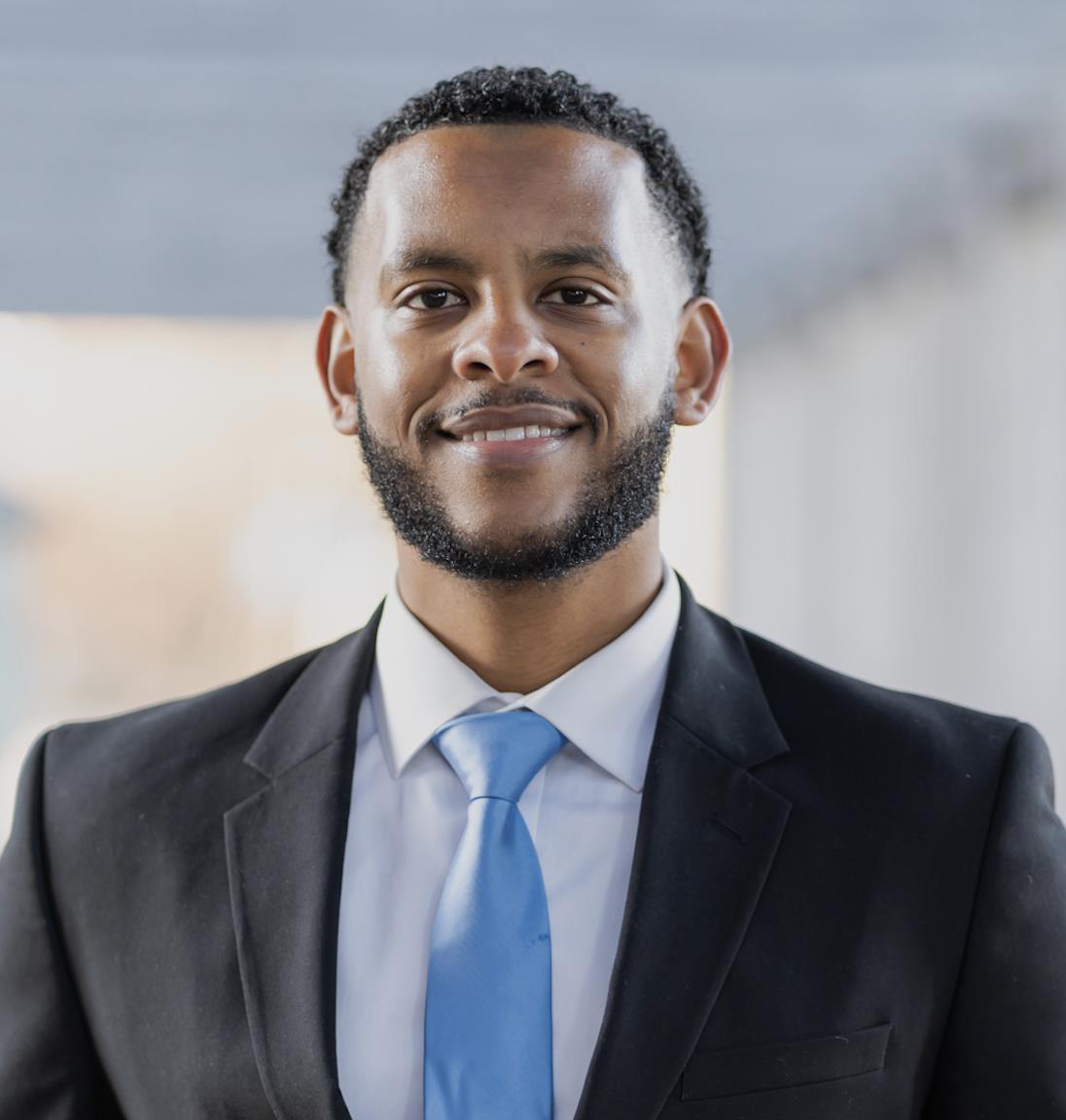 Caleb Theodros — Democratic State Senator for North Carolina District 41 (official headshot) Caleb Theodros — Democratic State Senator for North Carolina District 41 (official headshot)
