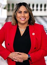 Caroline Menjivar — Democratic State Senator for California District 20 (official headshot)