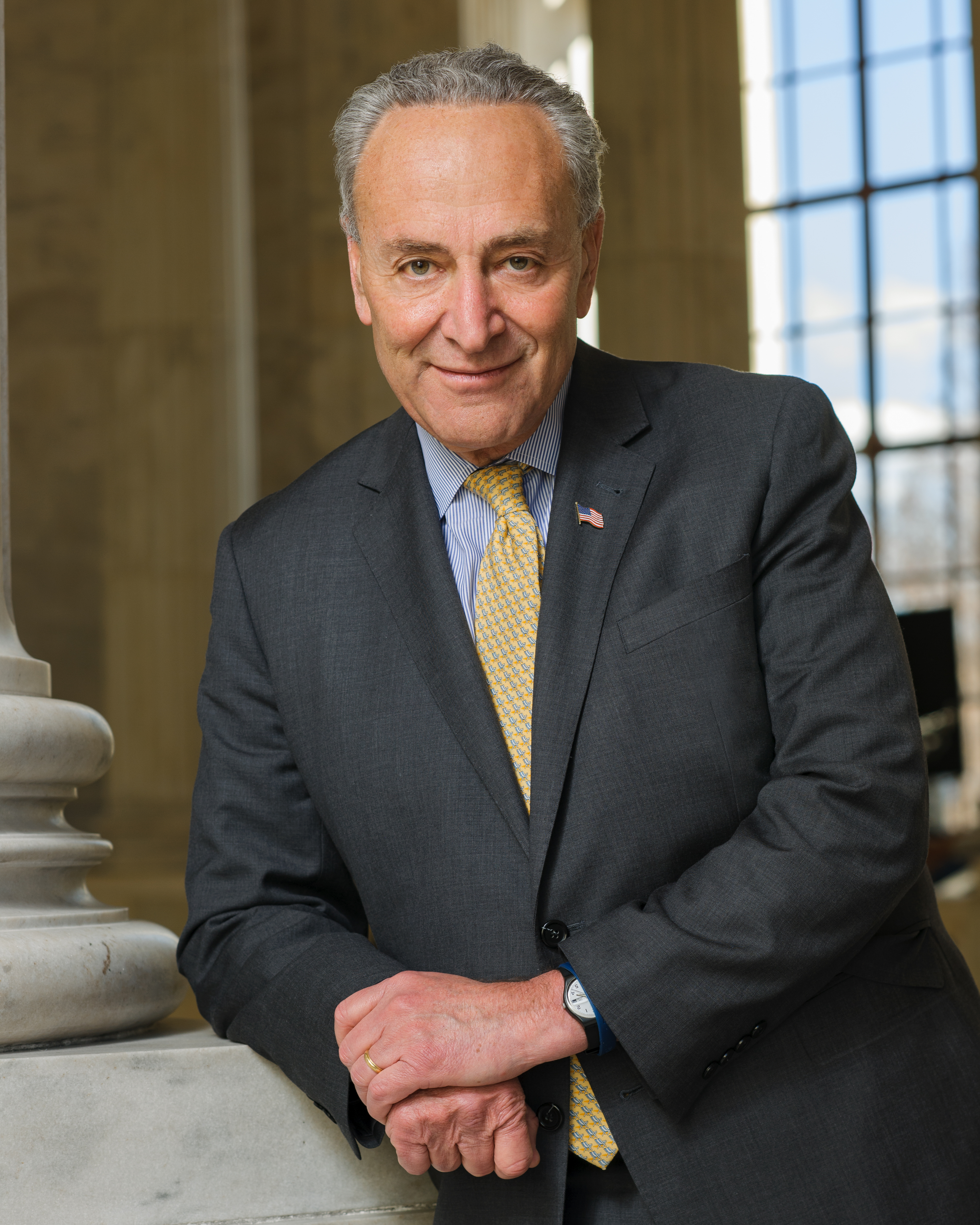 Charles E. Schumer — Democratic U.S. Senator from New York (official headshot)