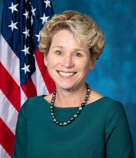 Chrissy Houlahan — Democratic U.S. Representative for Pennsylvania's 6th Congressional District (official headshot)