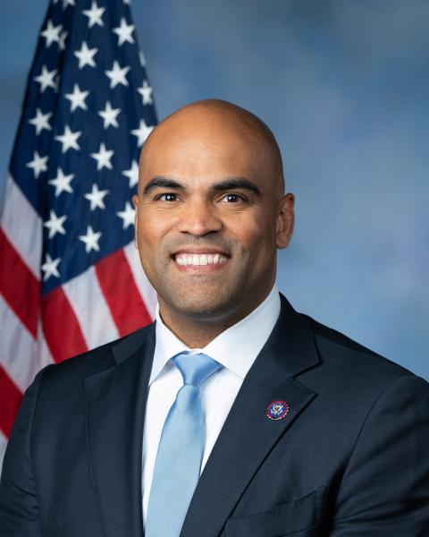 Colin Allred — Democratic U.S. Representative for Texas's 32nd Congressional District (official headshot)