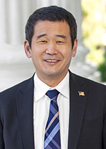 Dave Min — Democratic State Senator for California District 37 (official headshot)