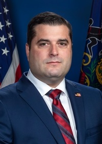 Devlin J. Robinson — Republican State Senator for Pennsylvania District 37 (official headshot)