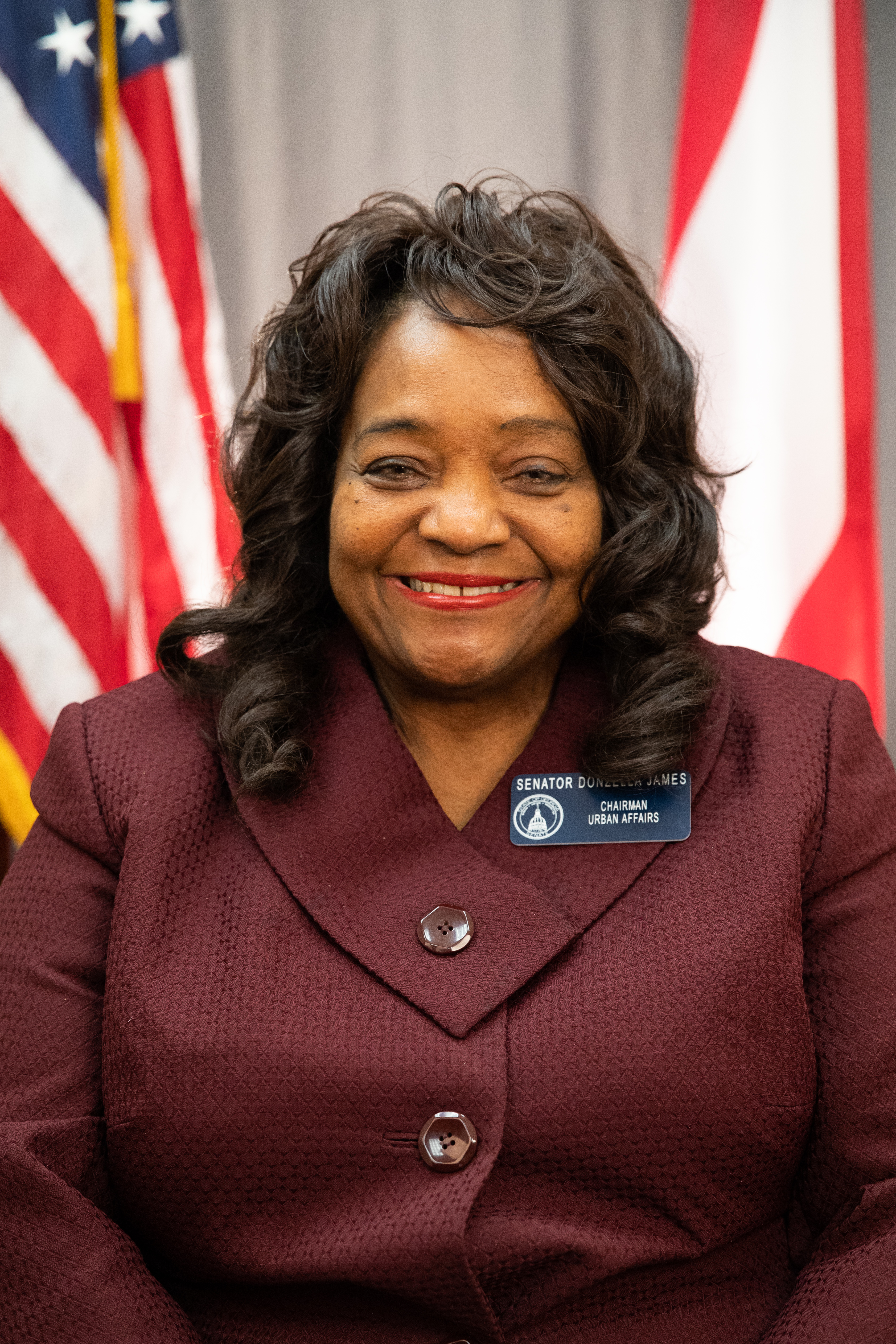 Donzella James — Democratic State Senator for Georgia District 35 (official headshot)