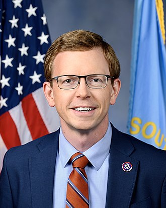 Dusty Johnson — Republican U.S. Representative for South Dakota (official headshot)
