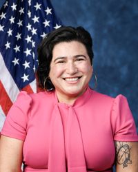 Emily Randall — Democratic U.S. Representative for Washington's 6th Congressional District (official headshot) Emily Randall — Democratic U.S. Representative for Washington's 6th Congressional District (official headshot)