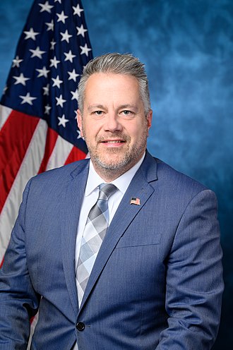 Eric Sorensen — Democratic U.S. Representative for Illinois's 17th Congressional District (official headshot)