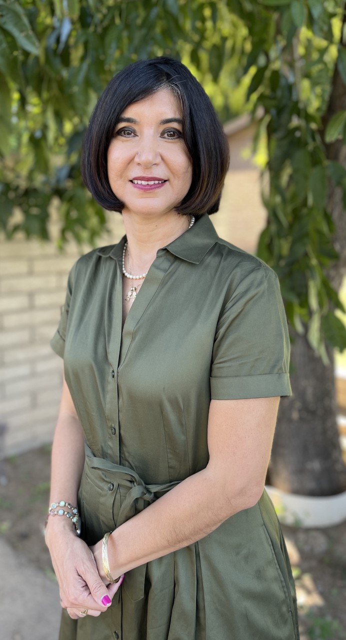 Eva Diaz — Democratic State Senator for Arizona District 22 (official headshot) Eva Diaz — Democratic State Senator for Arizona District 22 (official headshot)