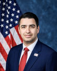 Gabe Evans — Republican U.S. Representative for Colorado's 8th Congressional District (official headshot) Gabe Evans — Republican U.S. Representative for Colorado's 8th Congressional District (official headshot)