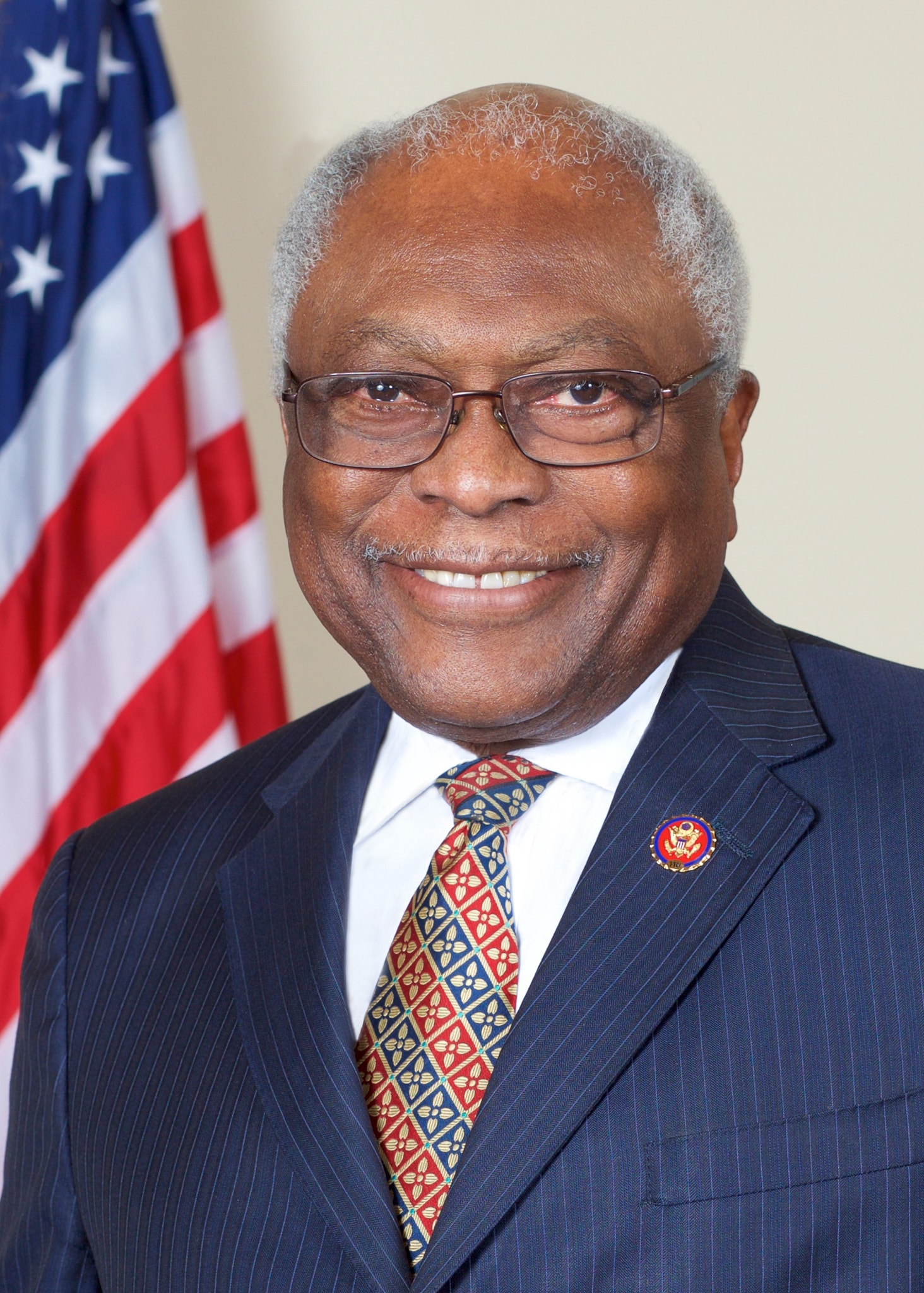 James E. Clyburn — Democratic U.S. Representative for South Carolina's 6th Congressional District (official headshot)