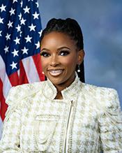 Jasmine Crockett — Democratic U.S. Representative for Texas's 30th Congressional District (official headshot)