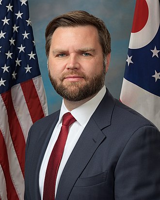 J.D. Vance — Republican U.S. Senator from Ohio (official headshot)