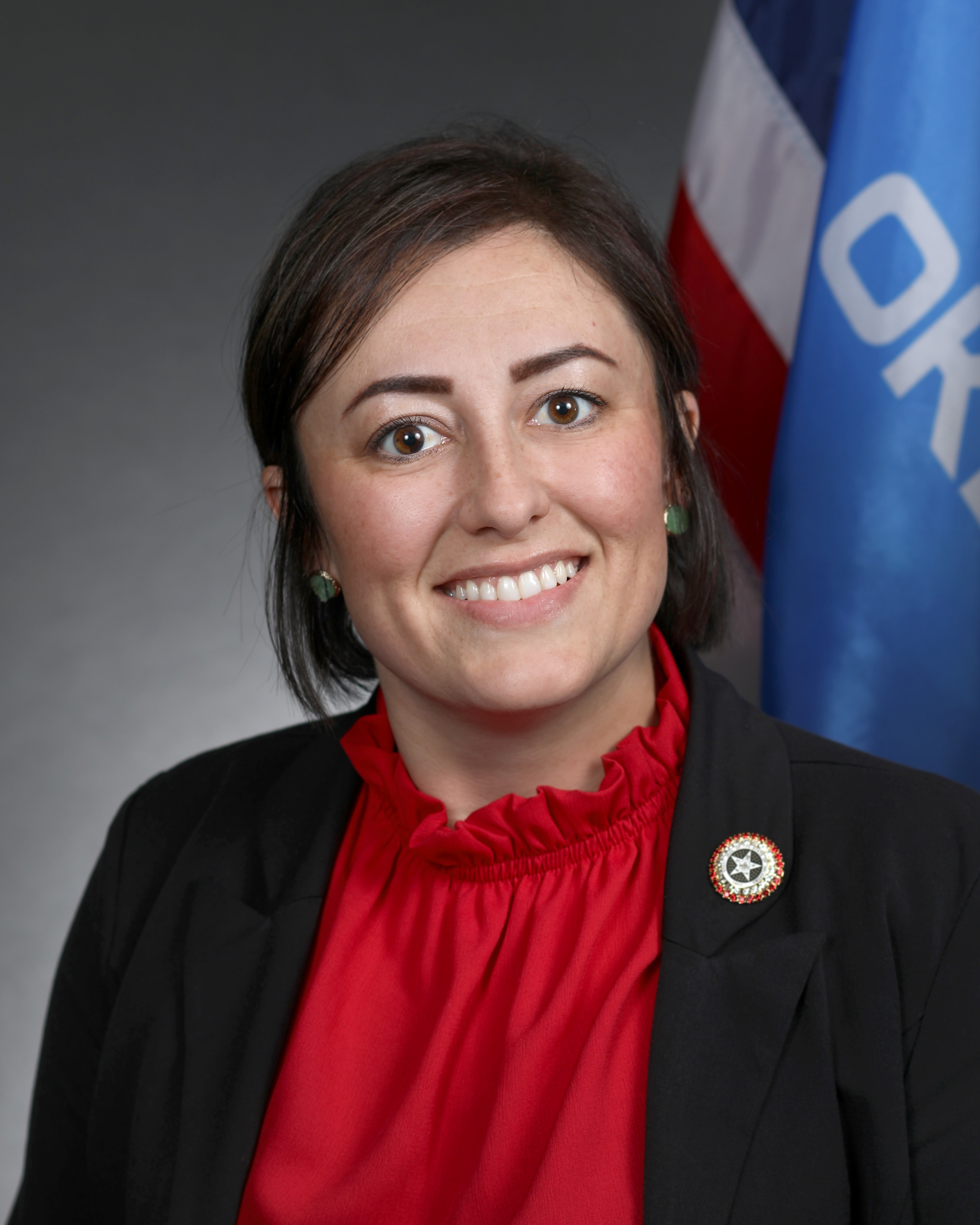 Jessica Garvin — Republican State Senator for Oklahoma District 43 (official headshot) Jessica Garvin — Republican State Senator for Oklahoma District 43 (official headshot)