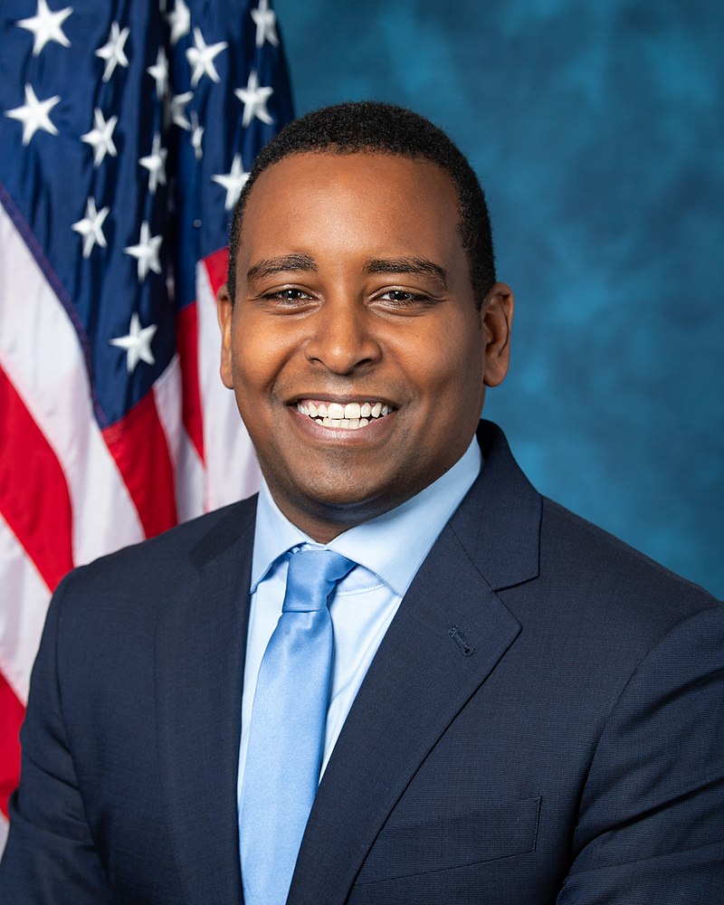 Joe Neguse — Democratic U.S. Representative for Colorado's 2nd Congressional District (official headshot)
