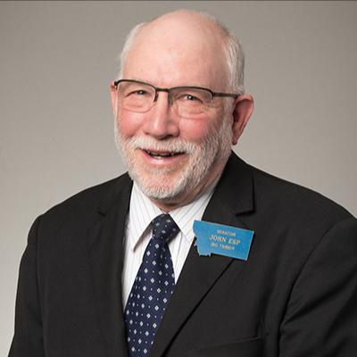 John Esp — Republican State Senator for Montana District 30 (official headshot) John Esp — Republican State Senator for Montana District 30 (official headshot)