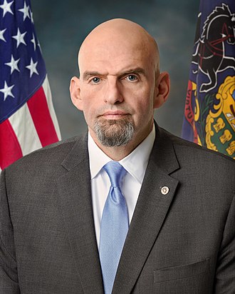 John Fetterman — Democratic U.S. Senator from Pennsylvania (official headshot)