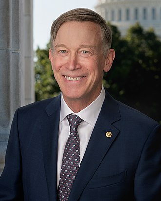 John Hickenlooper — Democratic U.S. Senator from Colorado (official headshot)