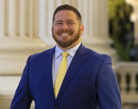 Juan Alanis — Republican State Assemblymember for California District 22 (official headshot) Juan Alanis — Republican State Assemblymember for California District 22 (official headshot)
