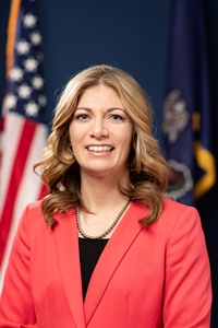 Katie J. Muth — Democratic State Senator for Pennsylvania District 44 (official headshot)
