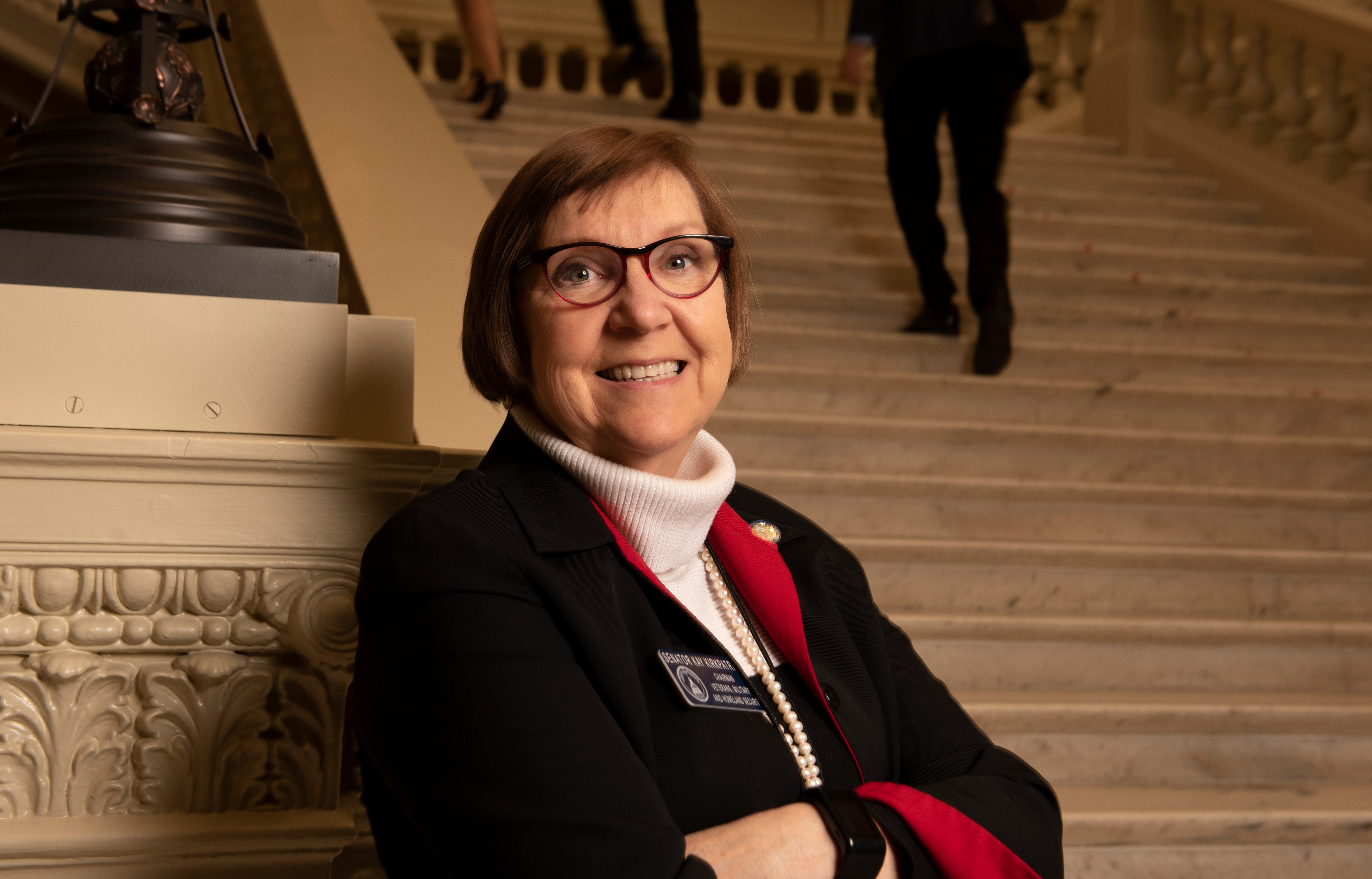 Kay Kirkpatrick — Republican State Senator for Georgia District 32 (official headshot) Kay Kirkpatrick — Republican State Senator for Georgia District 32 (official headshot)