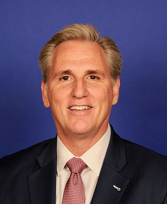 Kevin McCarthy — Republican U.S. Representative for California's 23rd Congressional District (official headshot)