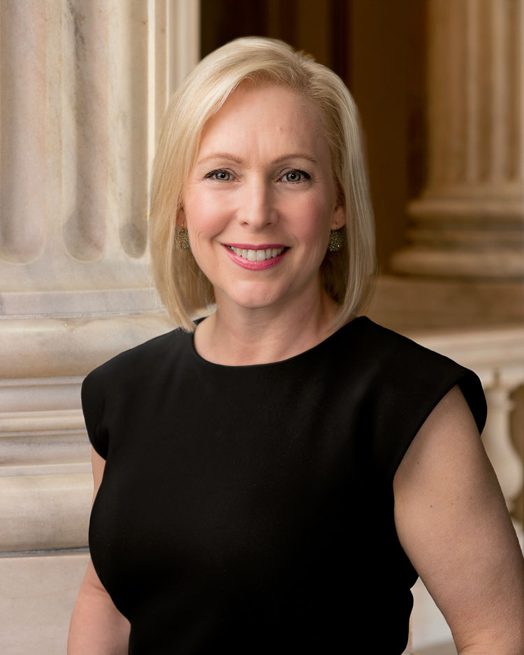 Kirsten E. Gillibrand — Democratic U.S. Senator from New York (official headshot)