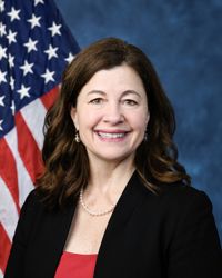 Kristen McDonald Rivet — Democratic U.S. Representative for Michigan's 8th Congressional District (official headshot)