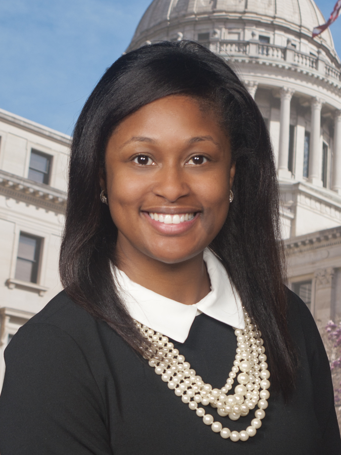 Lataisha Jackson — Democratic State Representative for Mississippi District 11 (official headshot) Lataisha Jackson — Democratic State Representative for Mississippi District 11 (official headshot)