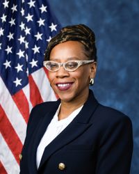 Lateefah Simon — Democratic U.S. Representative for California's 12th Congressional District (official headshot) Lateefah Simon — Democratic U.S. Representative for California's 12th Congressional District (official headshot)