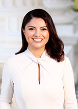 Lena A. Gonzalez — Democratic State Senator for California District 33 (official headshot)