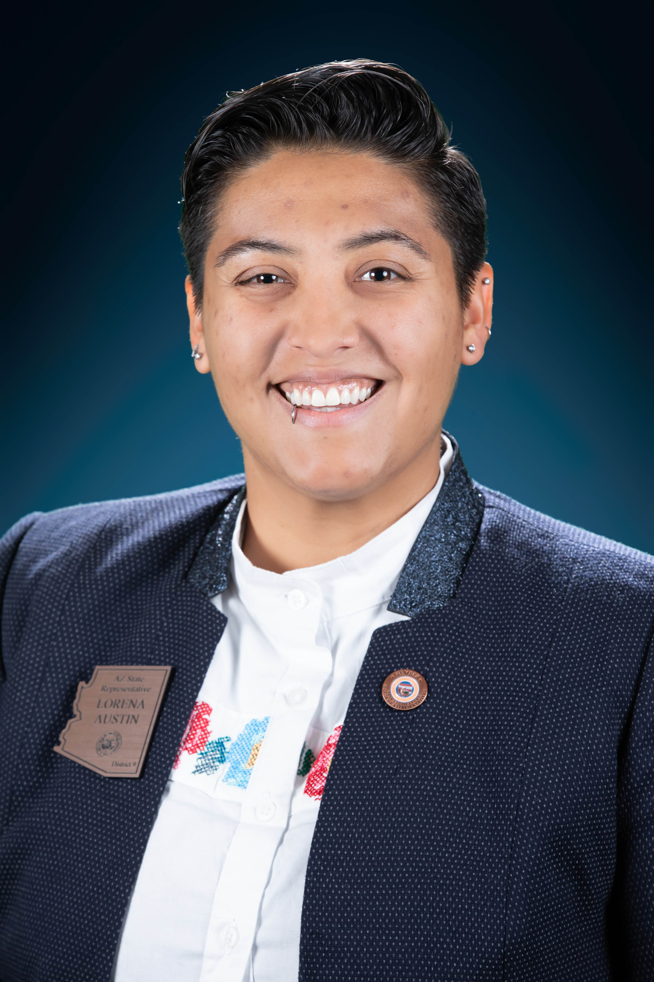 Lorena Austin — Democratic State Representative for Arizona District 9 (official headshot) Lorena Austin — Democratic State Representative for Arizona District 9 (official headshot)