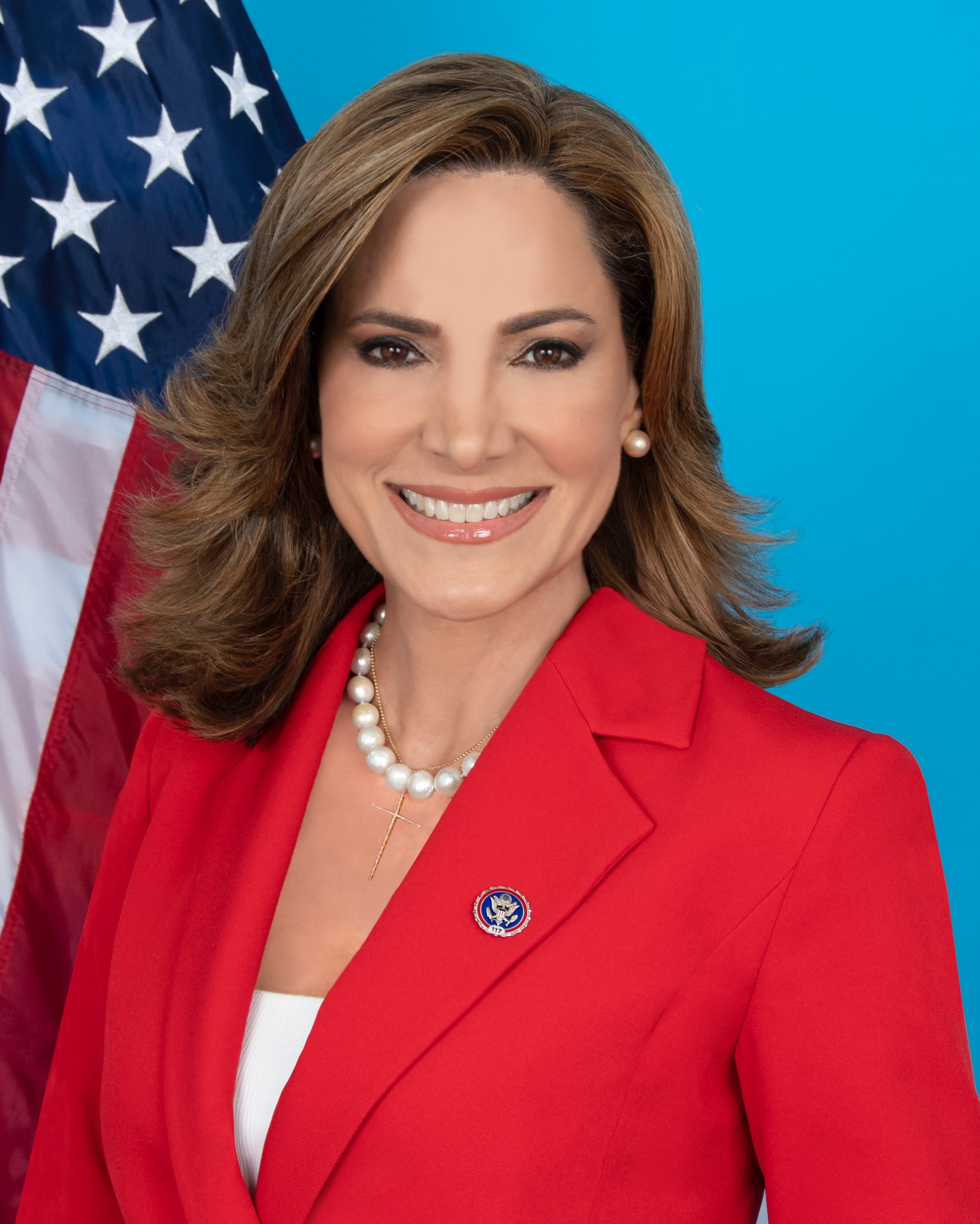 Maria Elvira Salazar — Republican U.S. Representative for Florida's 27th Congressional District (official headshot)