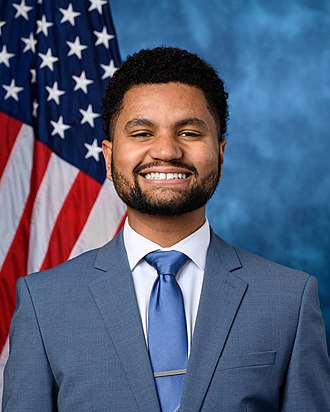 Maxwell Frost — Democratic U.S. Representative for Florida's 10th Congressional District (official headshot)