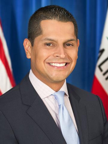 Miguel Santiago — Democratic State Assemblymember for California District 54 (official headshot)