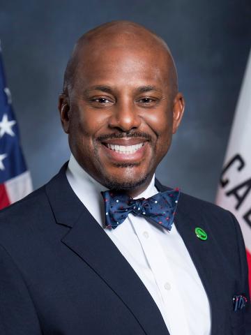 Mike A. Gipson — Democratic State Assemblymember for California District 65 (official headshot)