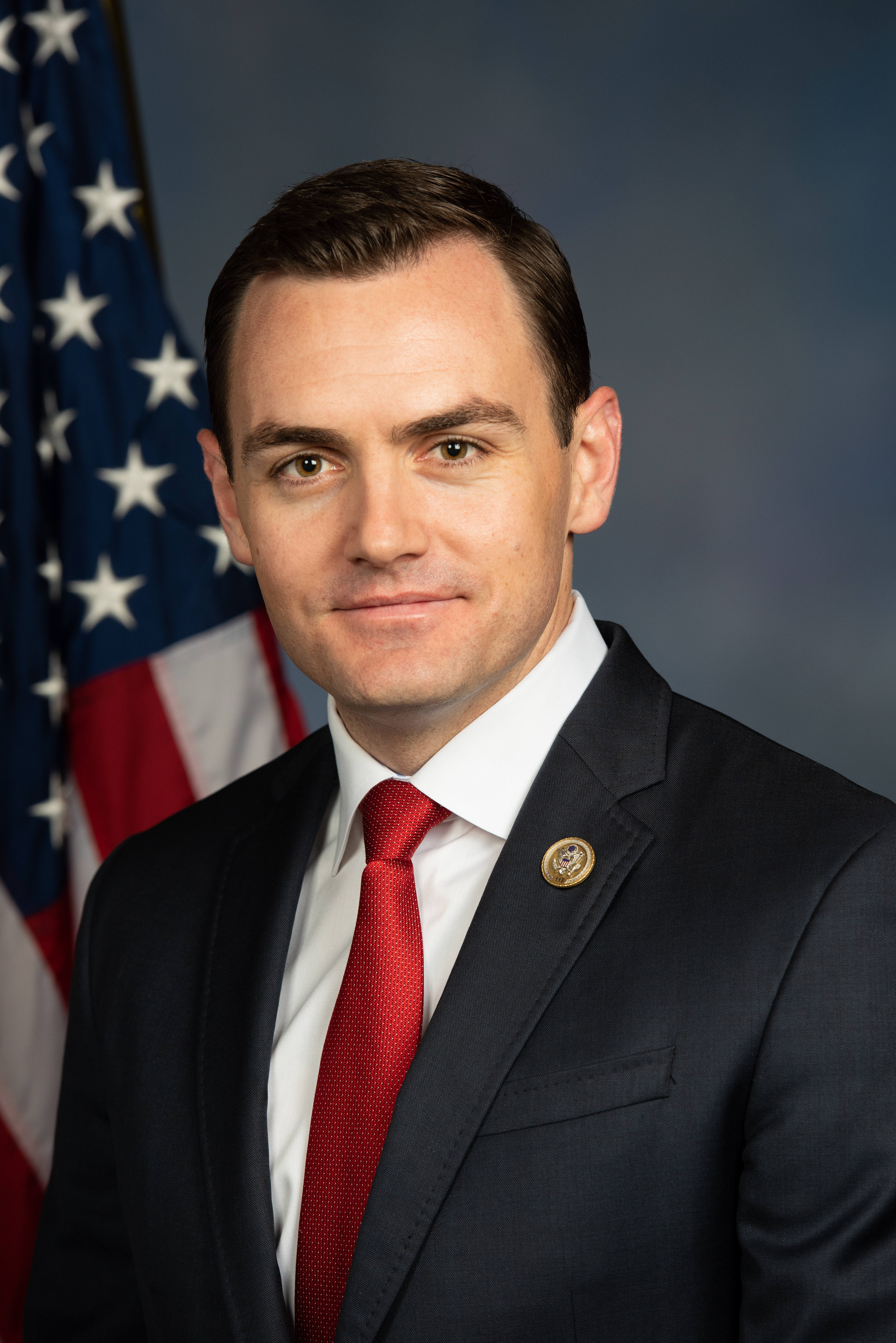 Mike Gallagher — Republican U.S. Representative for Wisconsin's 8th Congressional District (official headshot)