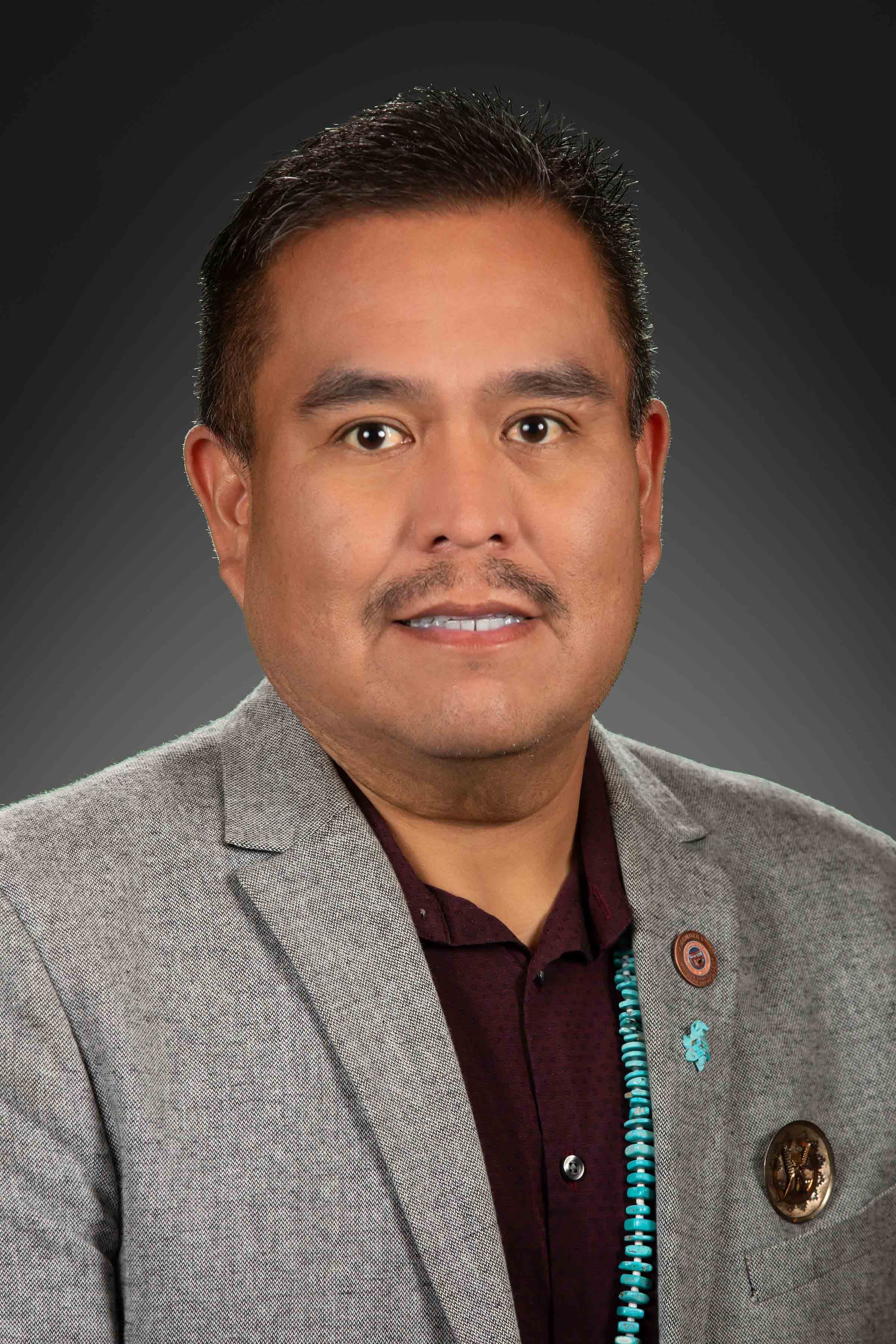 Myron Tsosie — Democratic State Representative for Arizona District 6 (official headshot) Myron Tsosie — Democratic State Representative for Arizona District 6 (official headshot)