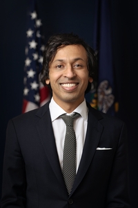 Nikil Saval — Democratic State Senator for Pennsylvania District 1 (official headshot)