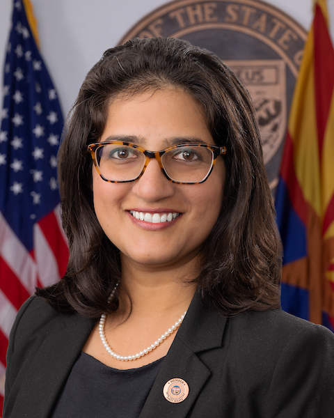 Priya Sundareshan — Democratic State Senator for Arizona District 18 (official headshot) Priya Sundareshan — Democratic State Senator for Arizona District 18 (official headshot)