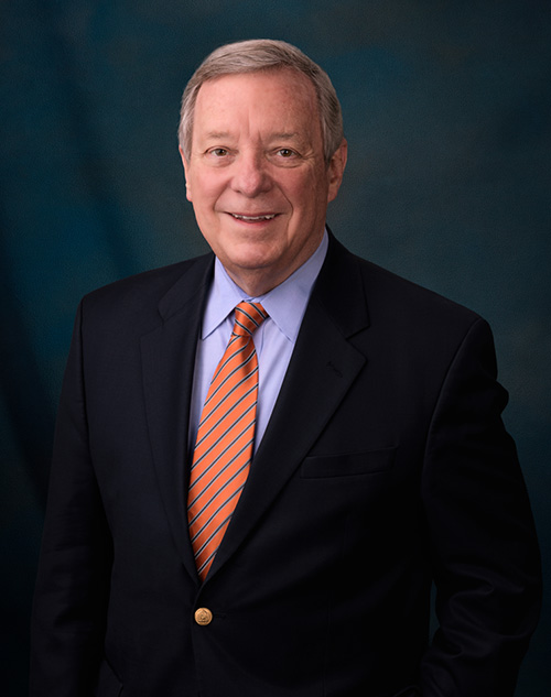 Richard J. Durbin — Democratic U.S. Senator from Illinois (official headshot)
