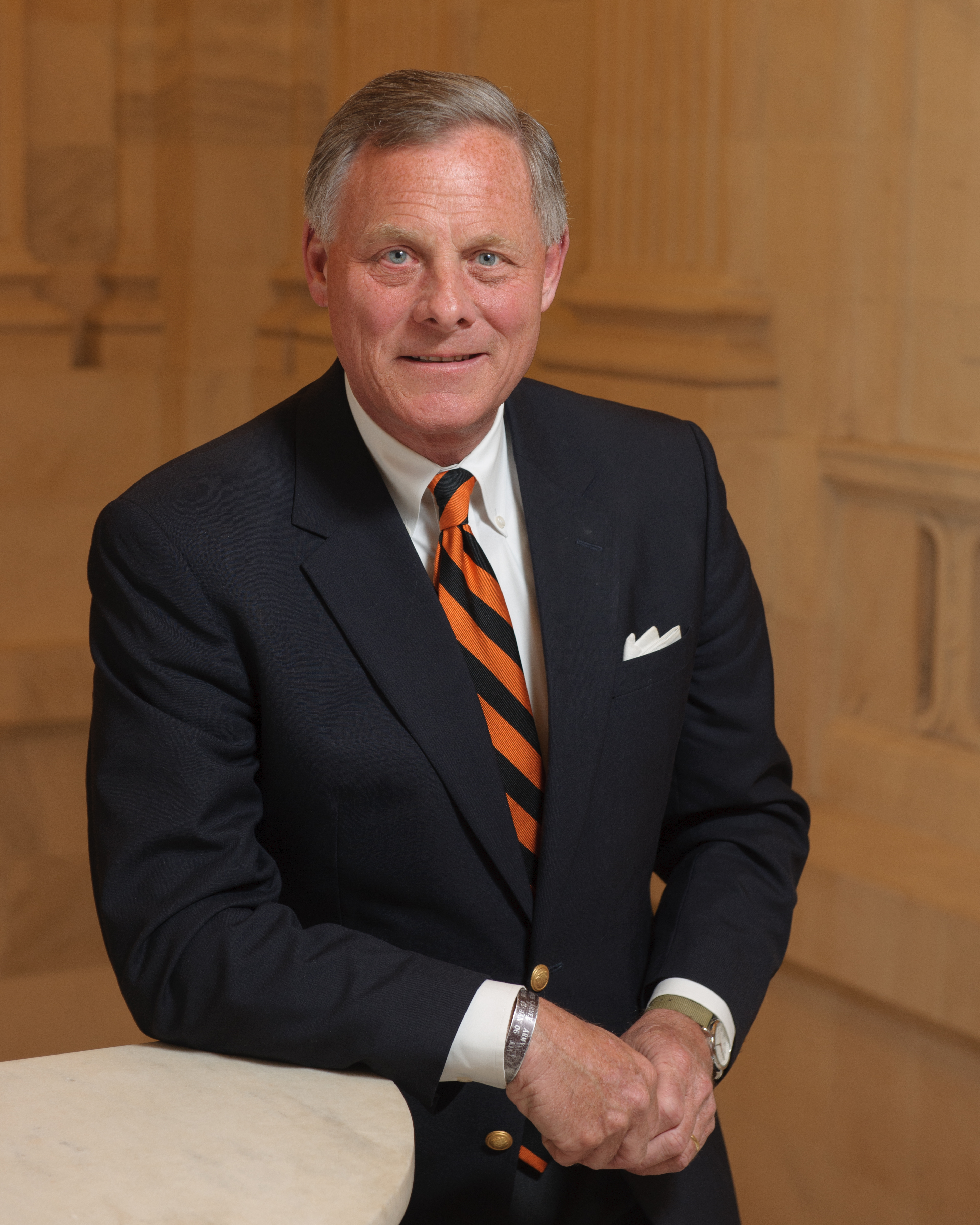 Richard M. Burr — Republican U.S. Senator from North Carolina (official headshot)