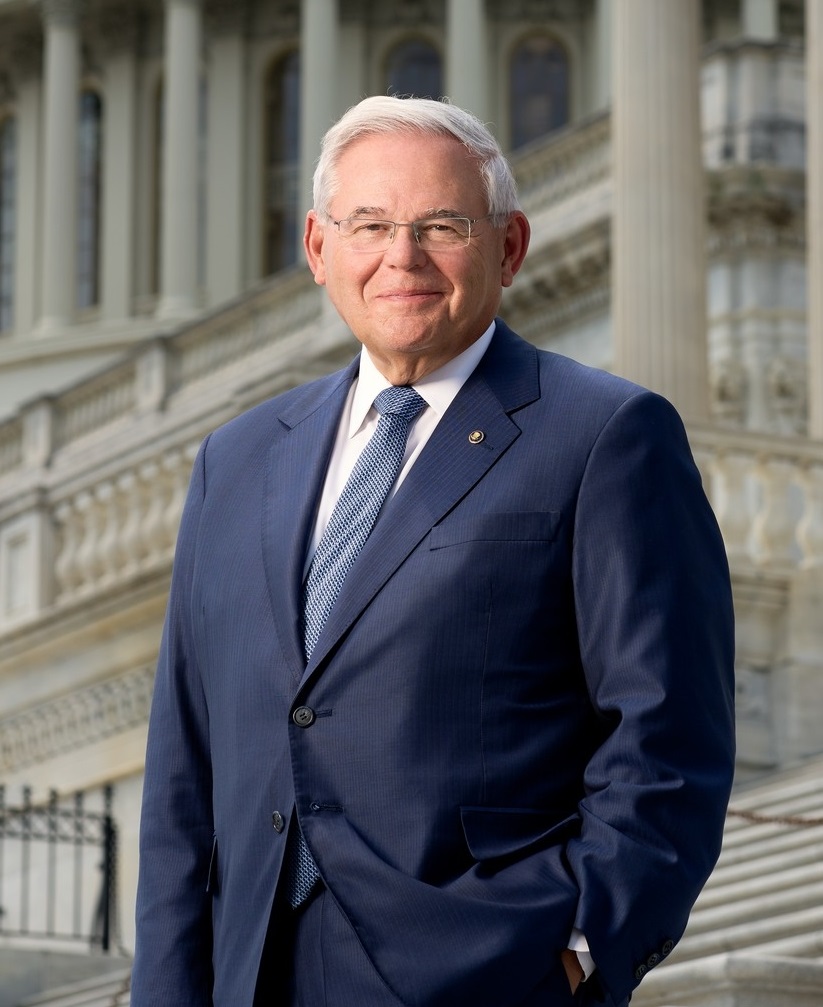Robert Menendez — Democratic U.S. Senator from New Jersey (official headshot)