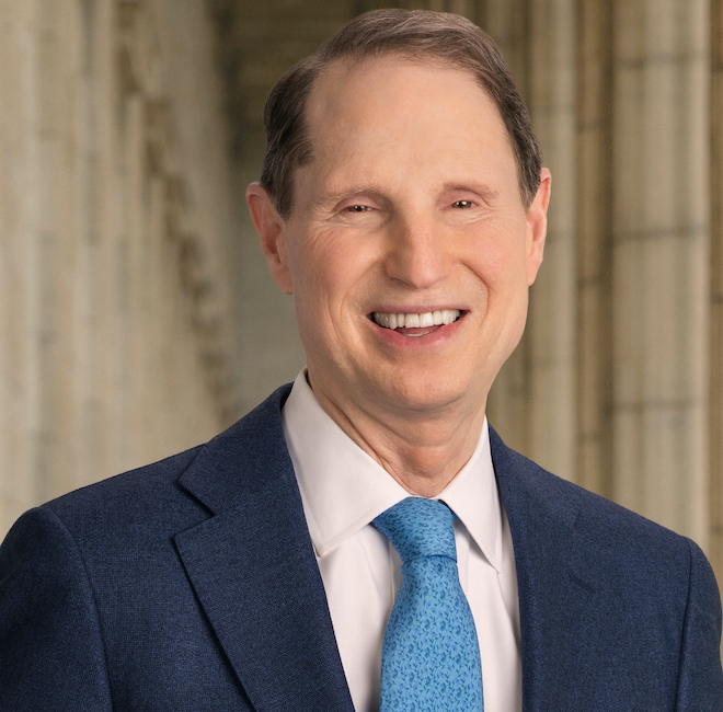 Ron Wyden — Democratic U.S. Senator from Oregon (official headshot)
