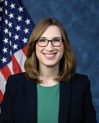 Sarah McBride — Democratic U.S. Representative for Delaware (official headshot) Sarah McBride — Democratic U.S. Representative for Delaware (official headshot)